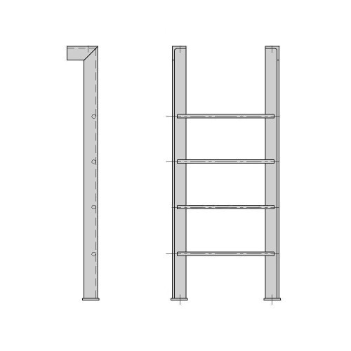 Стремянка СХ-28 2800 мм Серия 1.450.3-7.94 в Кирове