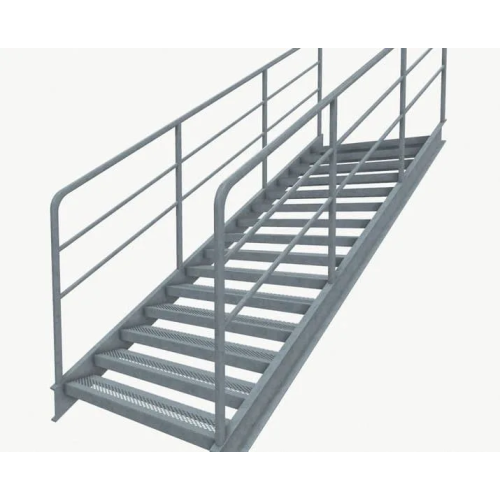 Лестница промышленная с ромбическим рифлением г/к ЛГФ 45-42.7 4200х700х4200 мм Серия 1.450.3-7.94