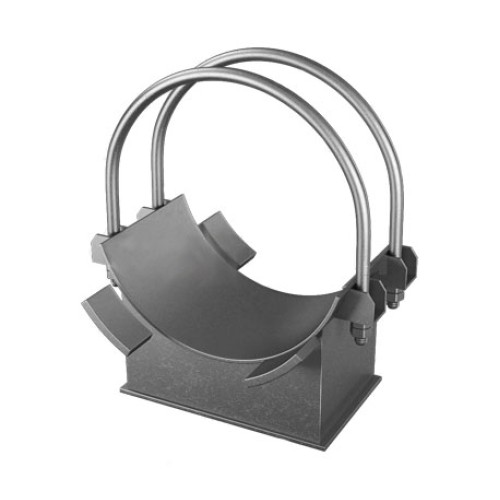 Опора хомутовая неподвижная для трубопроводов ТЭС и АЭС Ст3 920х700х700х100 мм ОСТ 34-10-618-93 в Кирове