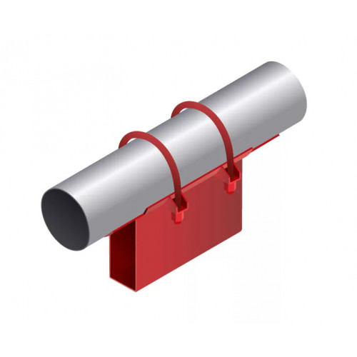 Опора неподвижная приварная корпусная для тепловых сетей исп. А13 / АС13 09Г2С 1220х500х680х100 мм ОСТ 36-146-88 47,9 кг