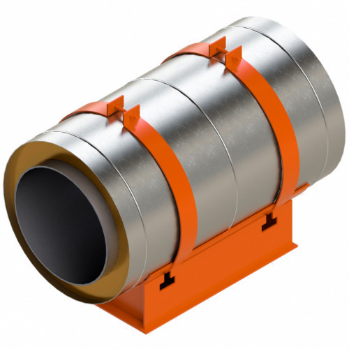 Опора скользящая хомутовая ТС-626.000 133х110х200 мм Серия 5.903-13 выпуск 8-95 5,9 кг