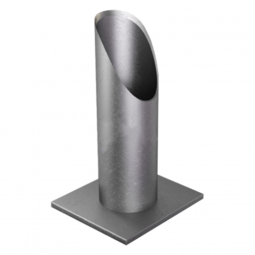 Опора неподвижная трубчатая с круто изогнутыми отводами для тепловых сетей исп. А2 09Г2С 630х150 мм ОСТ 36-146-88 92,7 кг