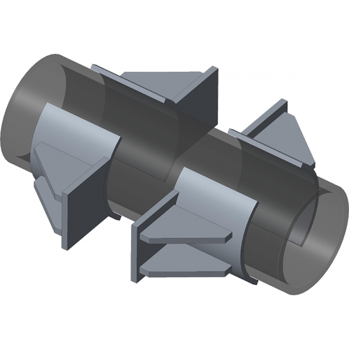 Опора неподвижная двухупорная усиленная для тепловых сетей ТС-662.00.00 108х70х115х238 мм Серия 5.903-13 выпуск 7-95 5,6 кг